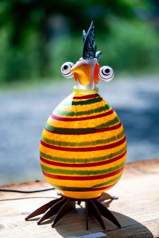 Borowski Au�enskulpturen / schr�ge V�gel, Borowski Bob