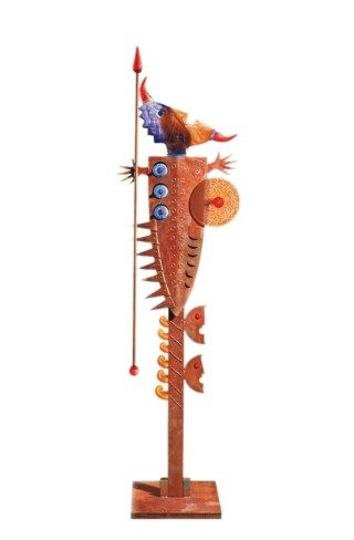 Borowski Au�enskulpturen, Borowski Massai-Man