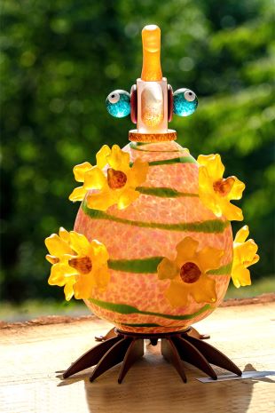 Borowski Au�enskulpturen / schr�ge V�gel, Borowski Vincent